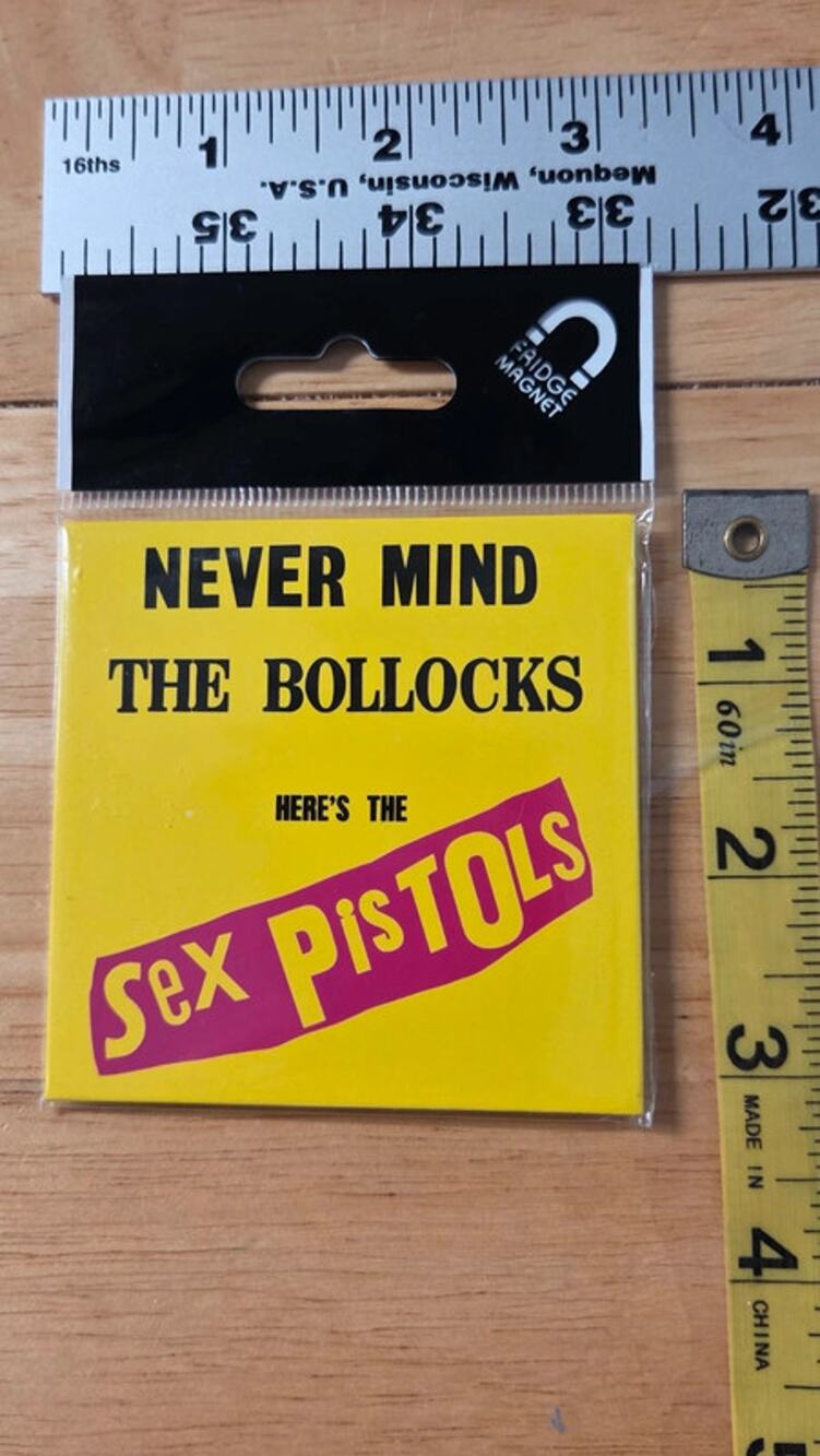 Sex Pistols Never Mind The Bollocks Fridge Magnet Official Punk Rock Band New